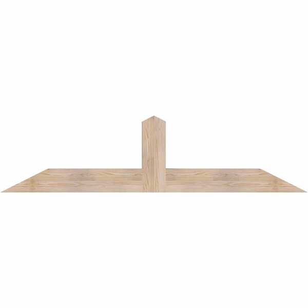 Ekena Millwork Portland Smooth Timber Gable Bracket, Douglas Fir, 72"W x 18"H x 5 1/2"D x 5 1/2"F, 6/12 Pitch GBW072X18X0606POR00SDF - main